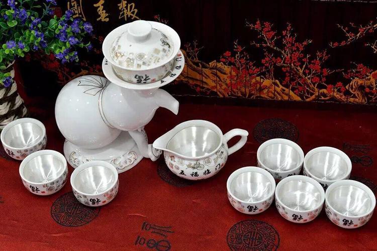 福如东海，银养身心 半自动功夫茶具的雅致之选